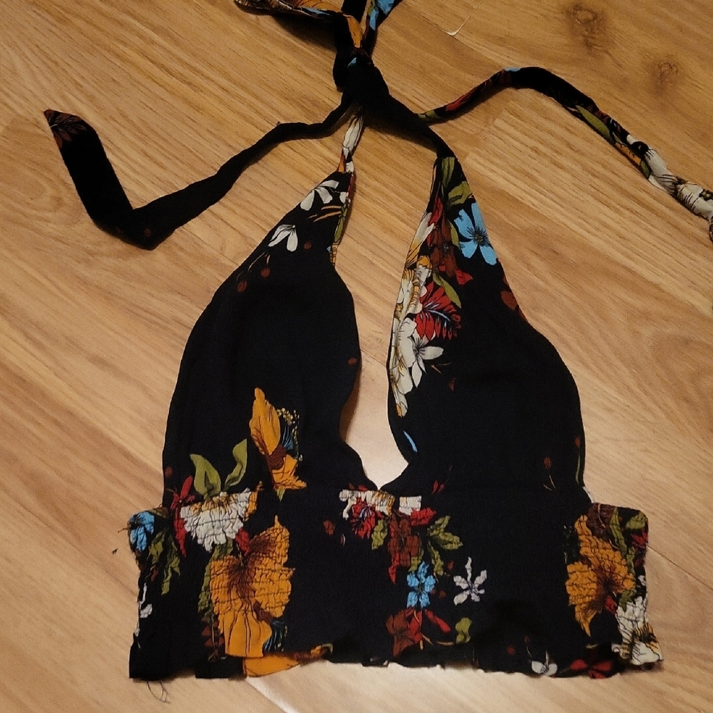 Floral Halter Top